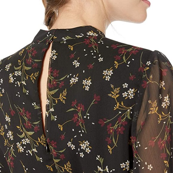 NWT BB Dakota Rise & Shine Chiffon Printed Romper - Picture 12 of 14